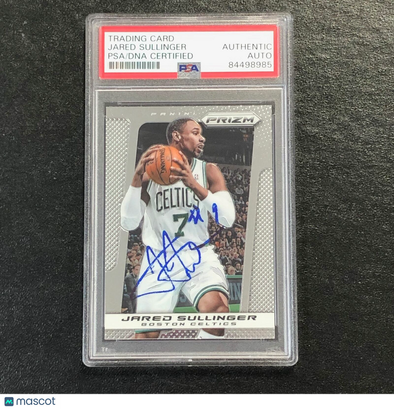 2013-14 Panini Prizm #56 Jared Sullinger Signed Card AUTO PSA/DNA Slabbed Celtic