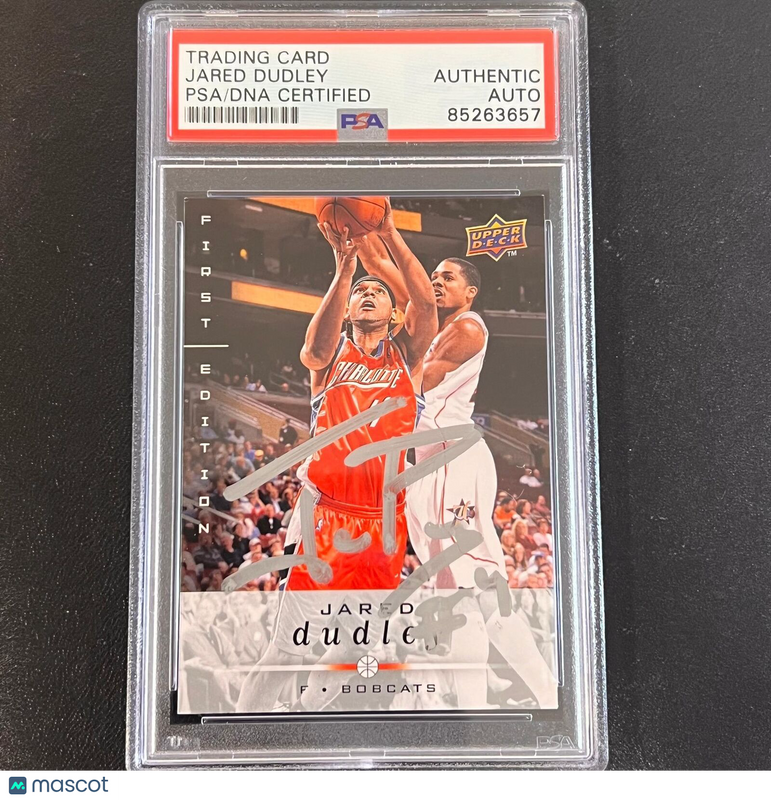 2008-09 Upper Deck Draft Edition #17 Jared Dudley Signed Card AUTO PSA Slabbed B