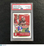 2016 Panini Score #365 Jordan Howard Signed Card AUTO PSA Slabbed