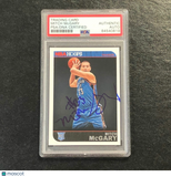 2014-15 NBA Hoops #278 Mitch McGary Signed Card AUTO PSA Slabbed RC Thunder