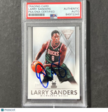 2013-14 Panini Titanium #171 Larry Sanders Signed Card AUTO PSA/DNA Slabbed Buck