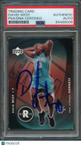 2003-04 Upper Deck Standing O #102 David West Signed Card AUTO PSA Slabbed Horne
