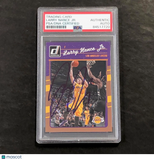 2016-17 Panini Donruss #63 Larry Nance Jr. Signed Card PSA AUTO Slabbed Lakers