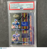 2006 Donruss Threads #244/500 Demetrious Williams Signed Card PSA AUTO Slabbed R