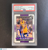 2014-15 Panini NBA Hoops #166 Jordan Hill Signed Card AUTO PSA Slabbed Lakers