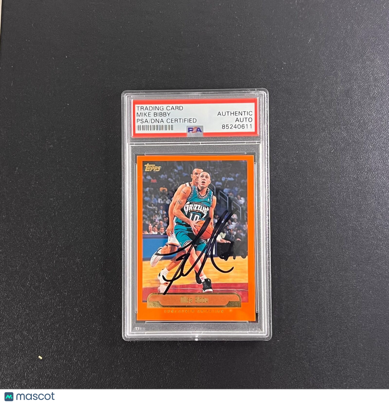 2000 Topps #101 Mike Bibby Signed Card AUTO PSA Slabbed Kings