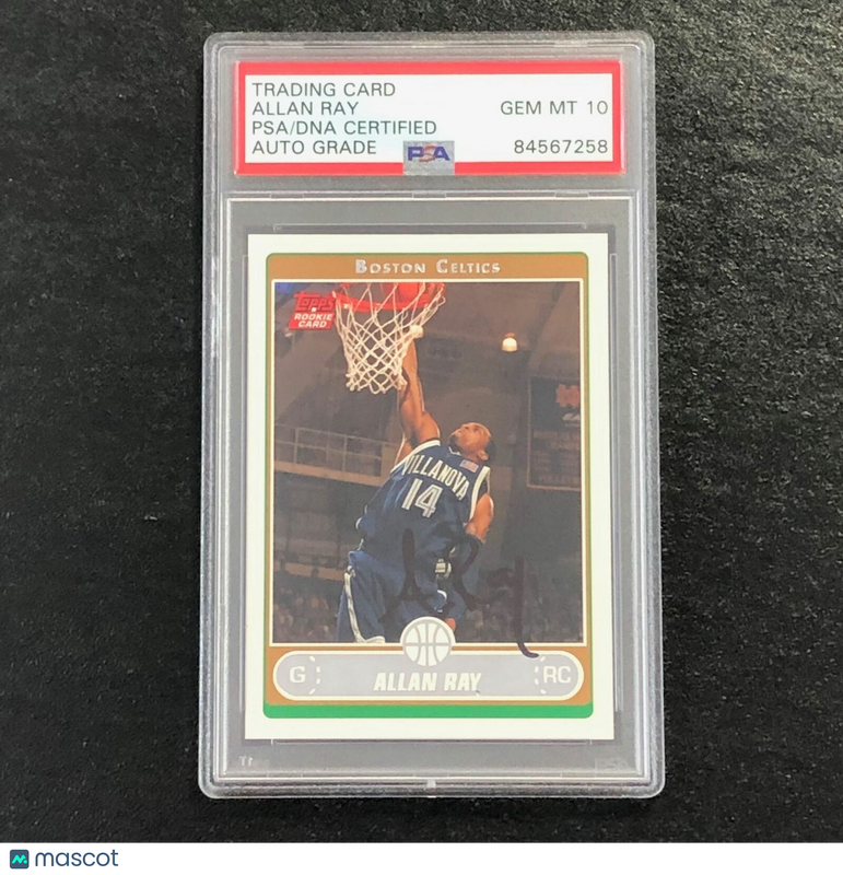 2006-07 Topps #256 Allan Ray Signed Card AUTO 10 PSA/DNA Slabbed RC