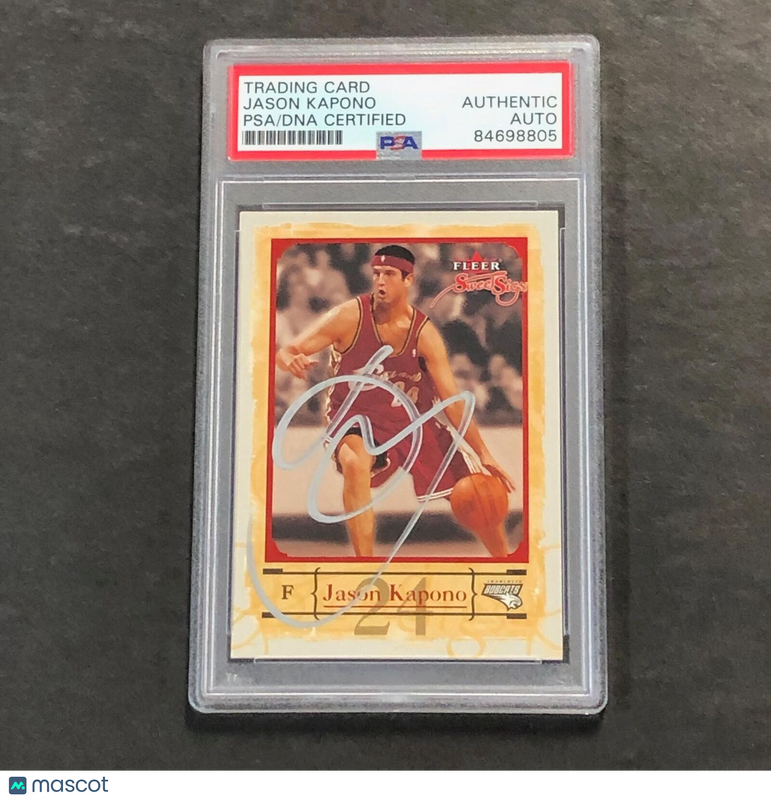 2004-05 Fleer Sweet Sigs #40 Jason Kapono Signed Card AUTO PSA/DNA Slabbed Bobca