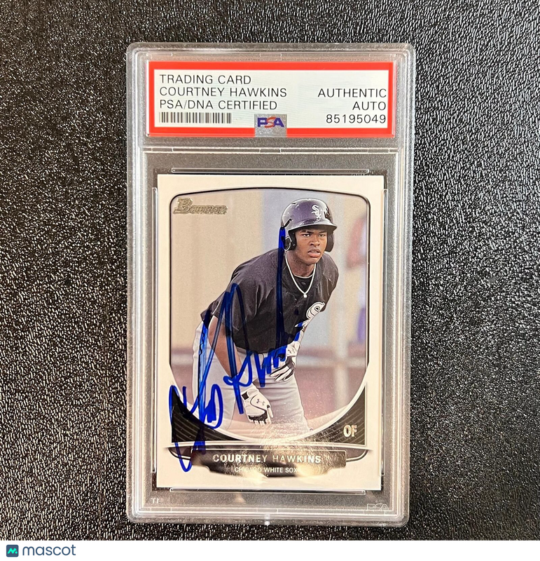 2013 Topps #TP-37 Courtney Hawkins card PSA/DNA Chicago White Sox Autographed