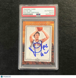 2007-08 UPPER DECK ARTIFACTS #63 David Lee Signed Card AUTO PSA Slabbed Knicks
