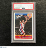 2013-14 NBA Hoops #149 Jonas Jerebko Signed Card AUTO PSA Slabbed Pistons