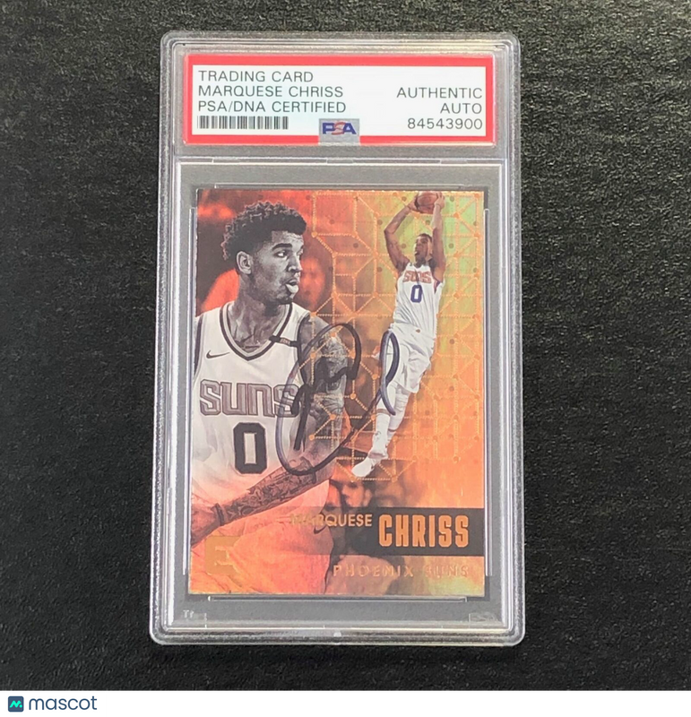 2017-18 Panini Essentials #185 Marquese Chriss Signed Card Auto PSA Slabbed Suns