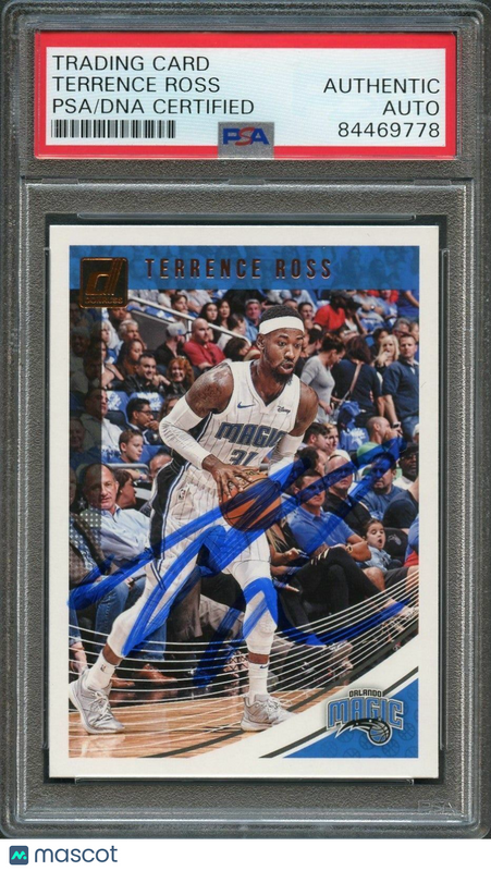 2018 Donruss #29 Terrence Ross Signed Card AUTO PSA Slabbed Magic