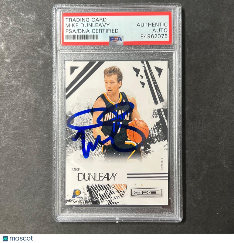 2009-10 Panini #35 Mike Dunleavy Signed Card AUTO PSA Warriors