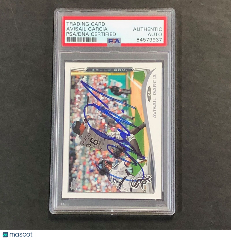 2014 Topps #526 Avisail Garcia Signed Card PSA Slabbed Auto White Sox