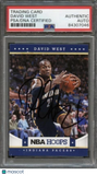 2012-13 NBA Hoops #94 David West Signed Card AUTO PSA Slabbed