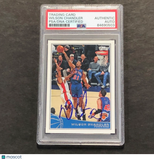2009-10 Topps Basketball #200 Wilson Chandler Signed Card AUTO PSA Slabbed Knick