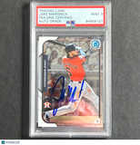 2015 Bowman Chrome #76 Jake Marisnick Signed Card PSA Slabbed Auto GRADE 9 Astro