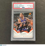 2013-14 Panini Prestige #119 Kendall Marshall Signed Card AUTO PSA Slabbed Suns