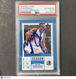 2017-18 Panini Contenders Draft #50 Yogi Ferrell Signed Card AUTO PSA Slabbed Ma