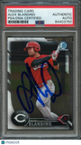 2016 Bowman Chrome Prospect #BCP 119 Alex Blandino Signed Card PSA Slabbed Auto