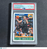 2013-14 Panini Hoops #216 Chase Budinger Signed Card AUTO PSA Slabbed Timberwolv