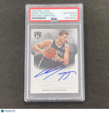 2012-13 Panini Brilliance #252 Mirza Teletovic Signed Card PSA Slabbed Nets