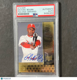2007 Upper Deck #104 Michael Bourn Signed Card PSA Slabbed AUTO Phillies RC