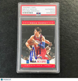 2012 NBA Hoops #237 Nikola Vucevic Signed Card AUTO PSA Slabbed 76ers