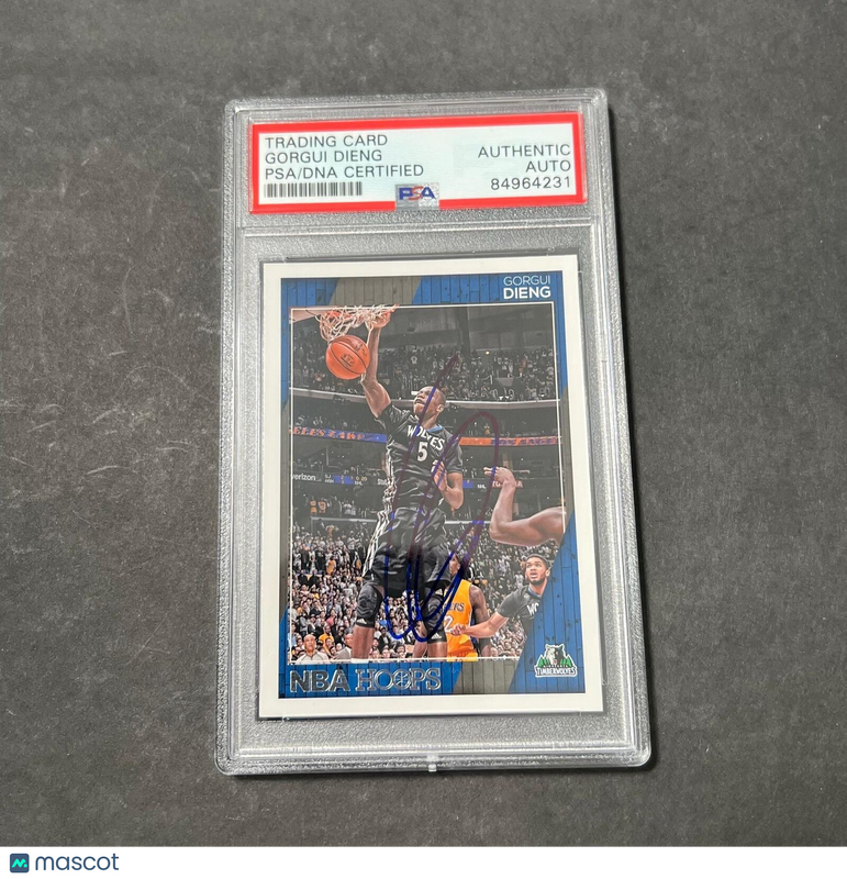2016-17 Panini Hoops #245 Gorgui Dieng Signed Card AUTO PSA Slabbed Minnesota Ti