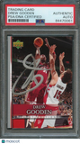 2007-08 Upper Deck First Edition #121 Drew Gooden Signed Card AUTO PSA/DNA Slabb