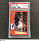 2001-02 Fleer Momentum #156 Marc Jackson Signed Card PSA Slabbed