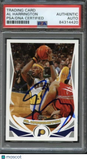 2004-05 Topps #59 Al Harrington Signed Card AUTO PSA Slabbed
