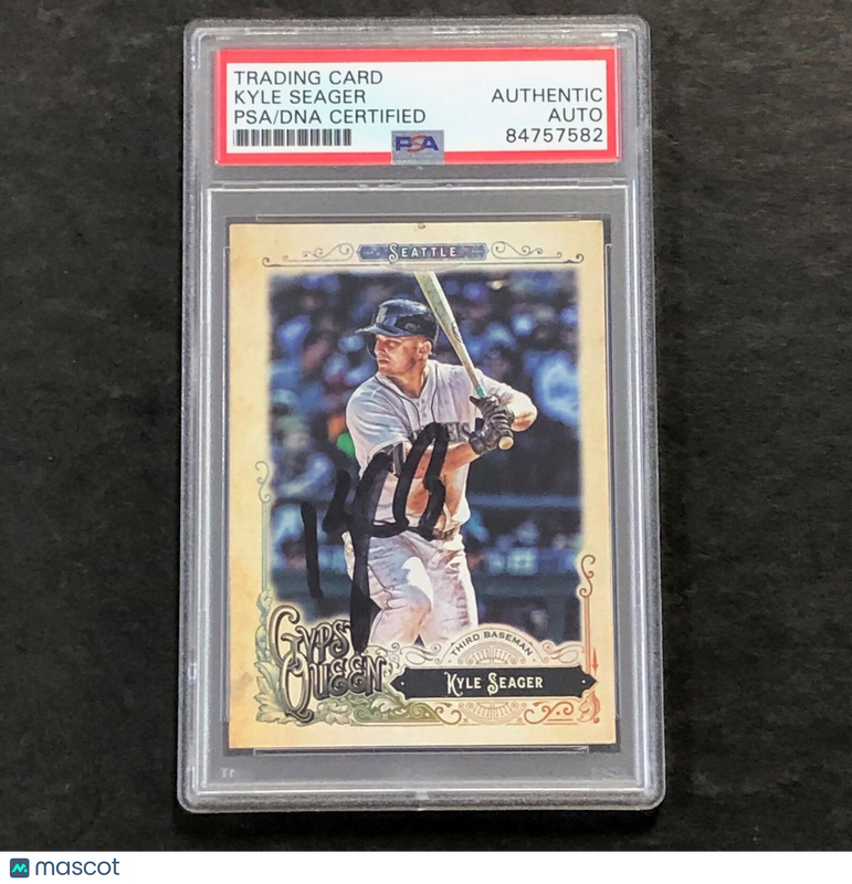 2017 Topps Gypsy Queen #136 Kyle Seager Signed Card PSA Slabbed Auto Mariners