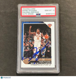 2018-19 NBA Hoops #68 Frank Ntilikina Signed Card AUTO GRADE 10 PSA Slabbed Knic