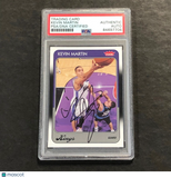 2008-09 Fleer #99 Kevin Martin Signed Card AUTO PSA Slabbed Kings