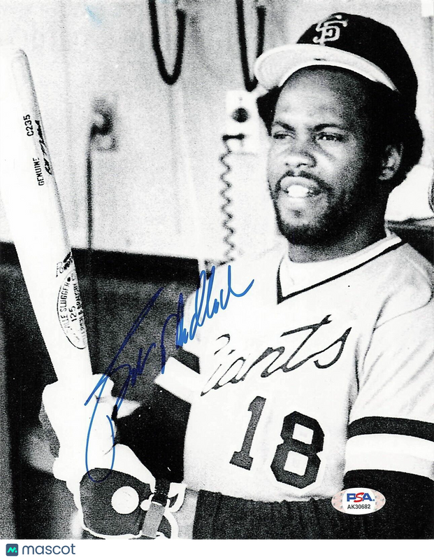 Bill Madlock signed 8x10 photo PSA/DNA San Francisco Giants Autographed