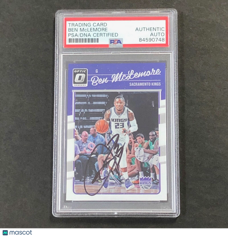 2016-17 Donruss Optic #55 Ben McLemore Signed Card AUTO PSA Slabbed Kings