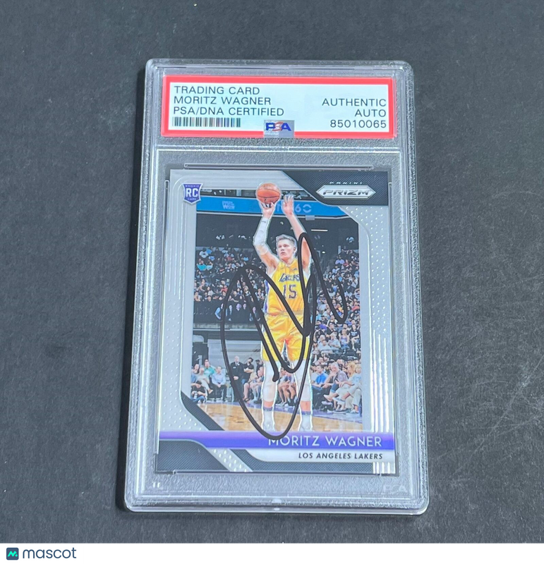 2018-19 Panini Prizm #284 Moritz Wagner AUTO PSA Slabbed RC Lakers