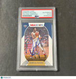 2020-21 NBA Hoops #135 Derrick Favors Signed Card AUTO PSA Slabbed Pelicans