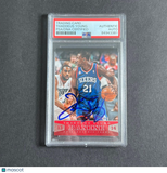 2013-14 Panini Basketball #57 Thaddeus Young Signed Card Auto PSA Slabbed 76ers