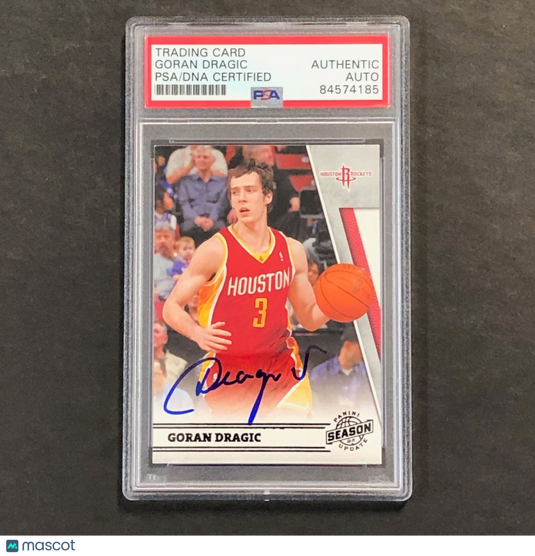 2010-11 Panini Season Update #106 Goran Dragic Signed Card AUTO PSA/DNA Slabbed