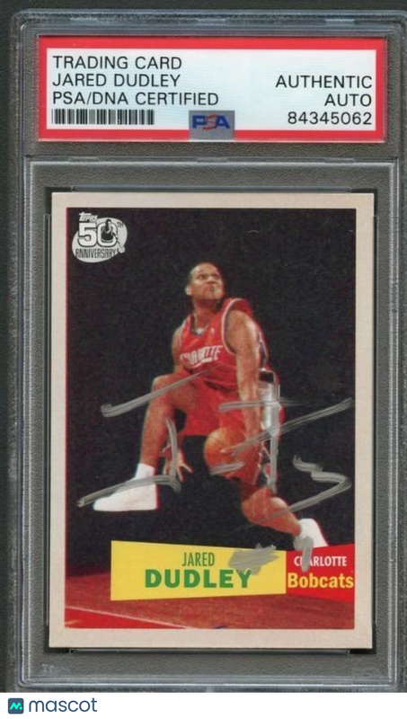 2007 Topps #132 Jared Dudley Signed Card AUTO PSA Slabbed Bobcats