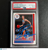 2021-22 Panini Hoops #13 Aleksej Pokusevski Signed Card AUTO PSA Slabbed Thunder