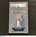 2015-16 Panini Prizm #318 Raul Neto Signed Card Auto PSA Slabbed Jazz