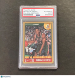 2013-14 NBA Hoops #159 Brandon Knight Signed Card AUTO PSA Slabbed Bucks