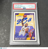 2016-17 Panini Hoops #205 Tarik Black Signed Card AUTO PSA Slabbed Lakers