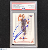 2014-15 Panini Excalibur #145 Omer Asik Signed Card AUTO PSA/DNA Slabbed Pelican