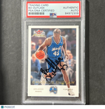 2000-01 Fleer Focus #132 Charles Outlaw Signed Card AUTO PSA Slabbed Magic