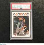 2008 Topps #123 Jason Richardson Signed Card AUTO PSA Slabbed Bobcats